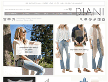 Tablet Screenshot of dianiboutique.com